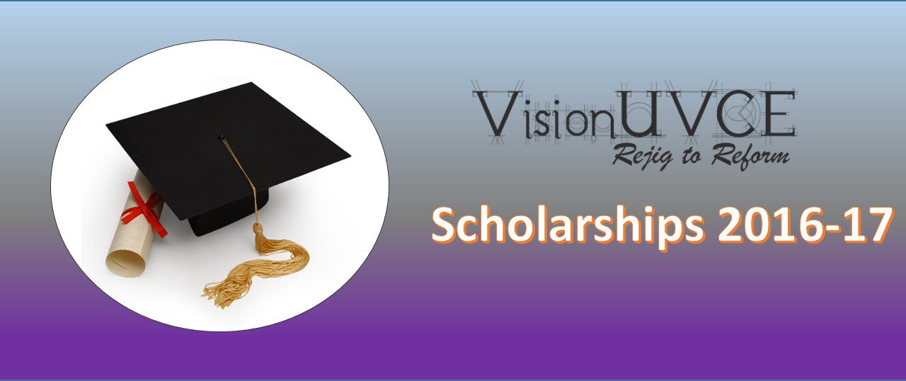 VisionUVCE Scholarships 2016-17