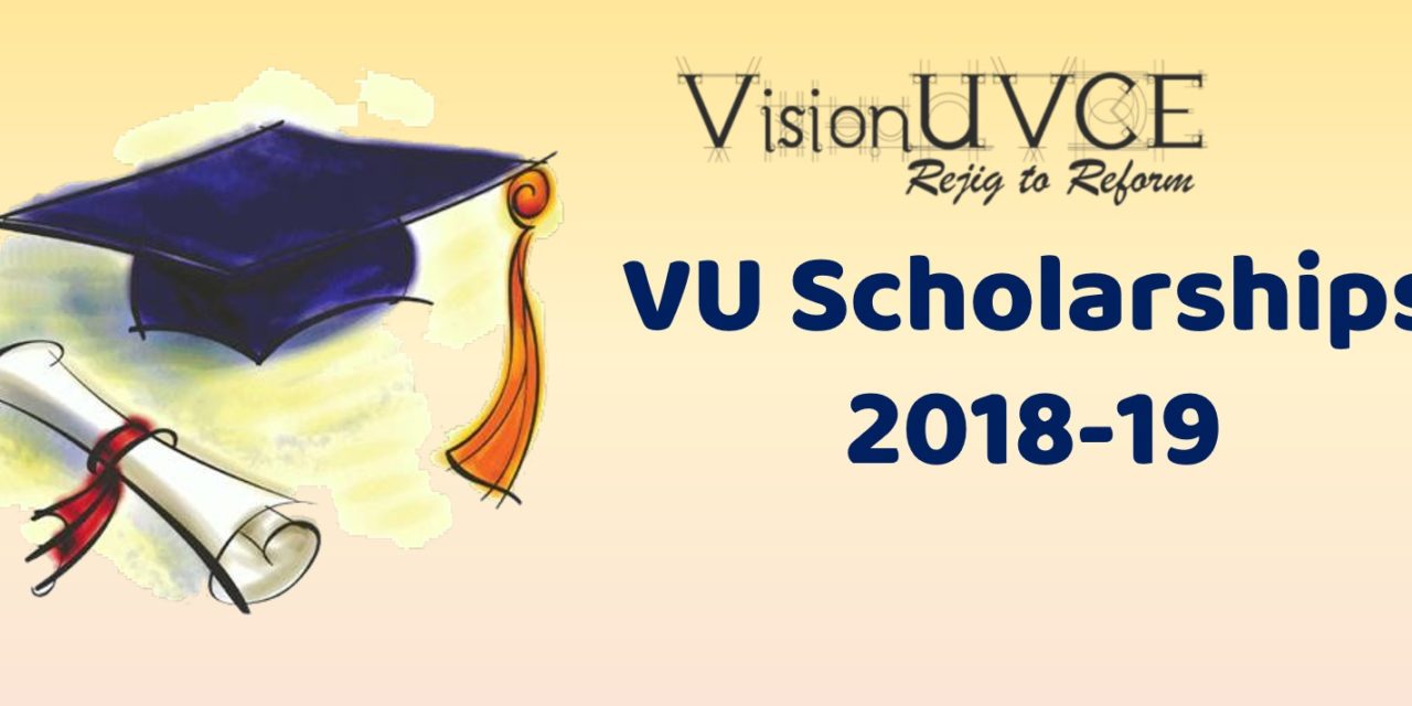 VisionUVCE Scholarships List 2018-19