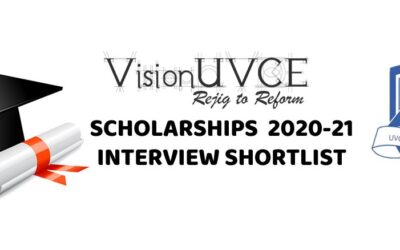 VU Scholarships 2020-21 Interview Shortlisted Candidates