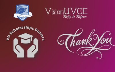 VisionUVCE Scholarships 2020-21 Donors